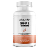 Omega 3 con 339 mg EPA y 226 mg DHA + Vitamina E por Porción (2 Cápsulas)